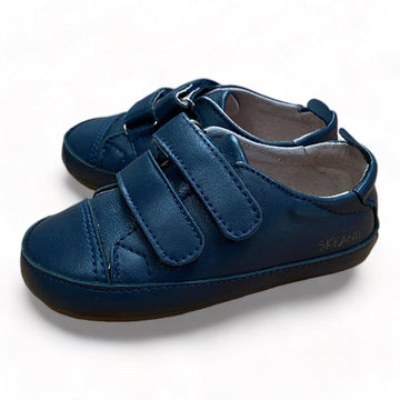 Tyler Trainers Navy Baby & Toddler Pre/First Walker Shoes | SKEANIE