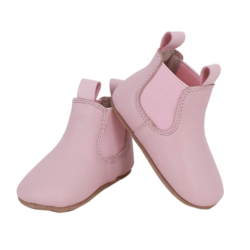 Baby & Toddler First/Pre Walker Riding Boots Pink - SKEANIE Shoes for Kids