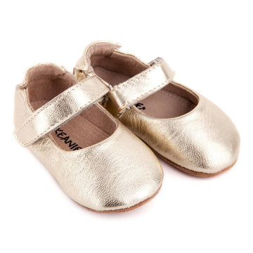 Baby & Toddler First/Pre Walker Mary Jane's Gold - SKEANIE Shoes for Kids