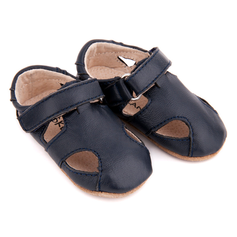 Sunday Navy Baby and Toddler First/Pre Walker Sandals